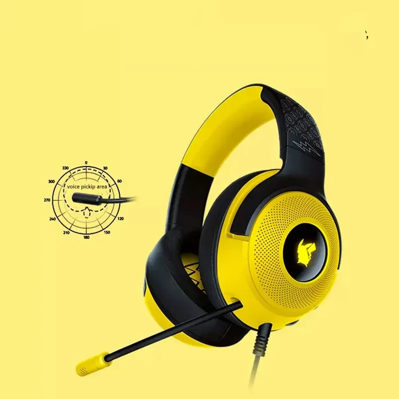 Razer X Pokemon Pikachu Limited Edition Kraken V3 X Wired Gaming Headset Chroma RGB Ultra-Light - Image 5