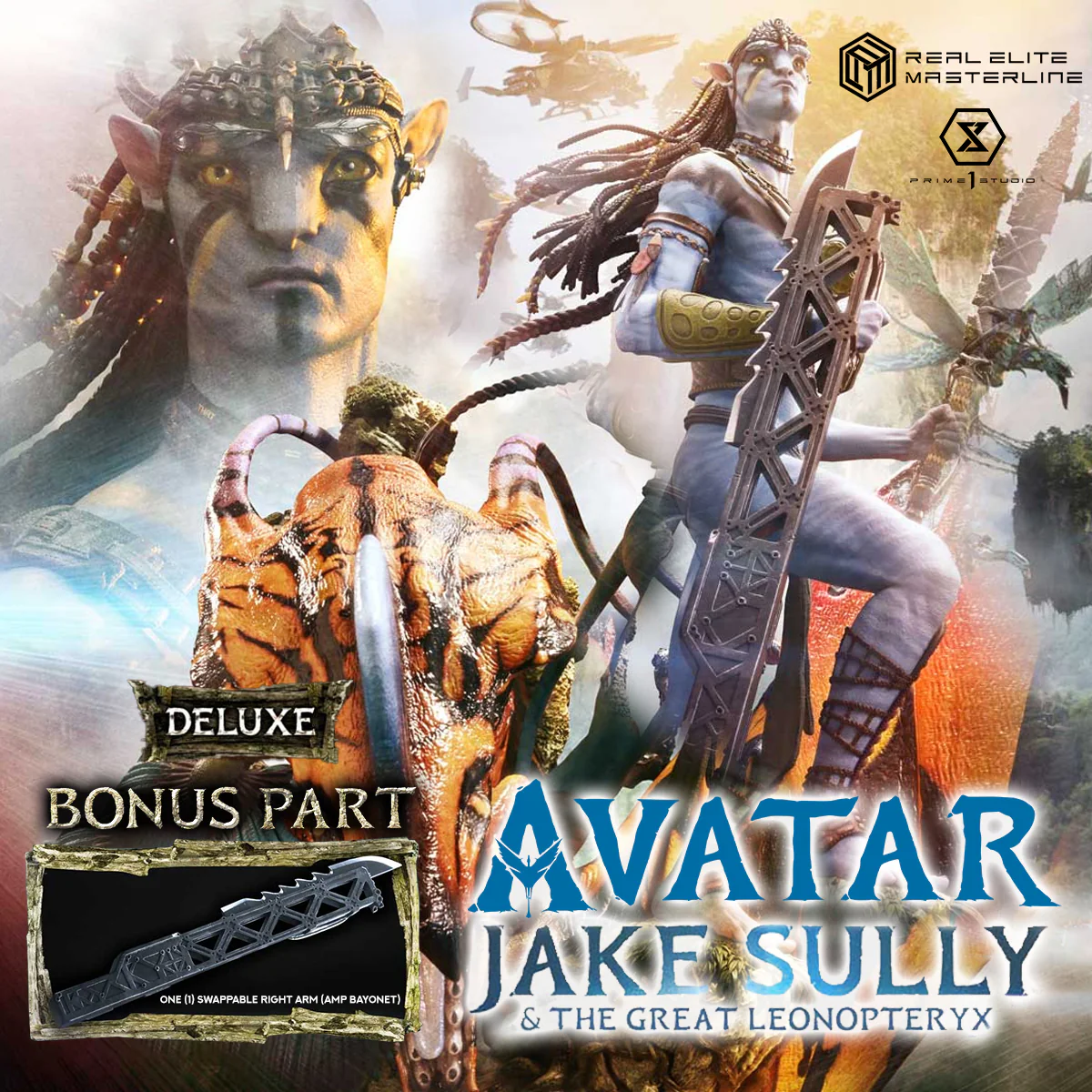 Real Elite Masterline Avatar (Film) Jake Sully & The Great Leonopteryx Avatar Legacy Collection (DX Bonus Version) Pre-Order Downpayment - Image 56