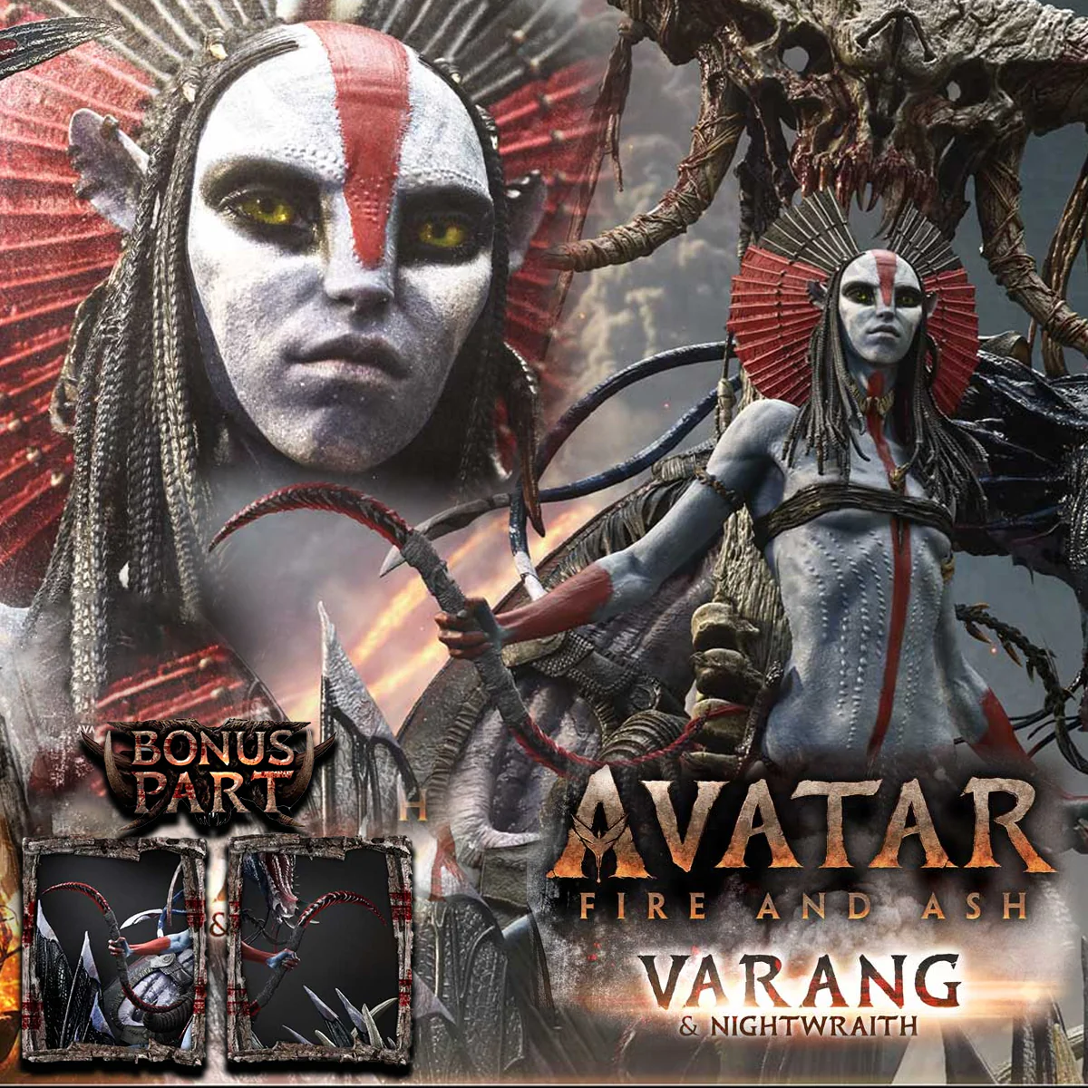 Real Elite Masterline Avatar: Fire and Ash (Film) Varang & Nightwraith Avatar Legacy Collection Bonus ver. (REMAVTR-03S) Pre-Order Downpayment - Image 39