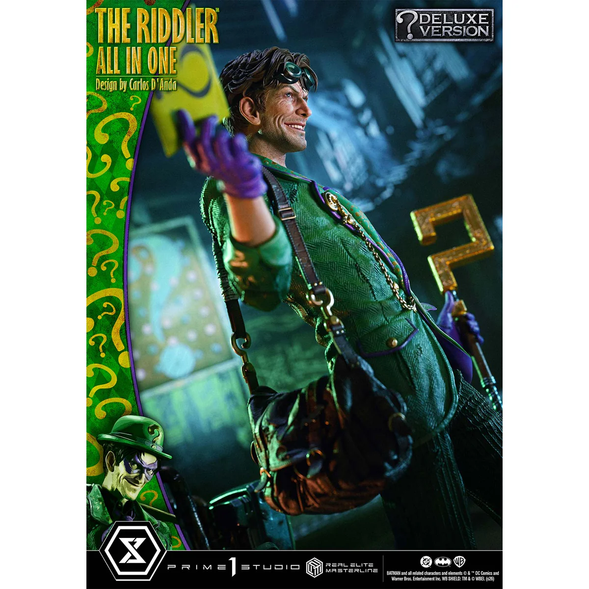 Real Elite Masterline Batman (Comics) The Riddler All in One (Design by Carlos D'Anda) (DX Bonus version) (REMDC-04DXS) Pre-Order Downpayment - Image 32