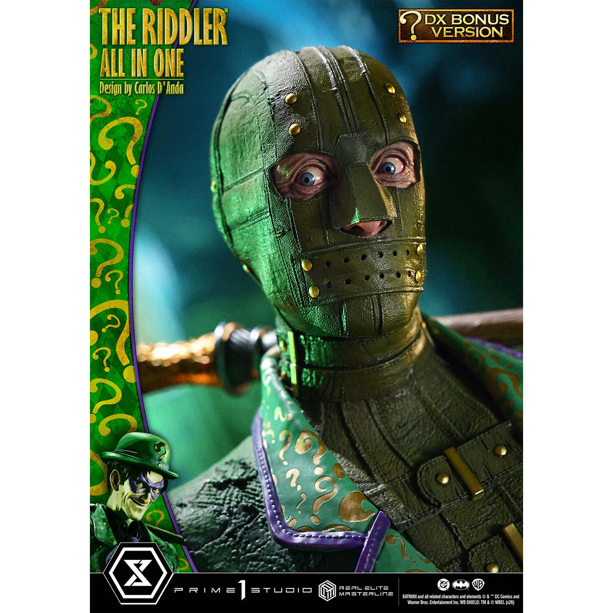 Real Elite Masterline Batman (Comics) The Riddler All in One (Design by Carlos D'Anda) (DX Bonus version) (REMDC-04DXS) Pre-Order Downpayment - Image 4
