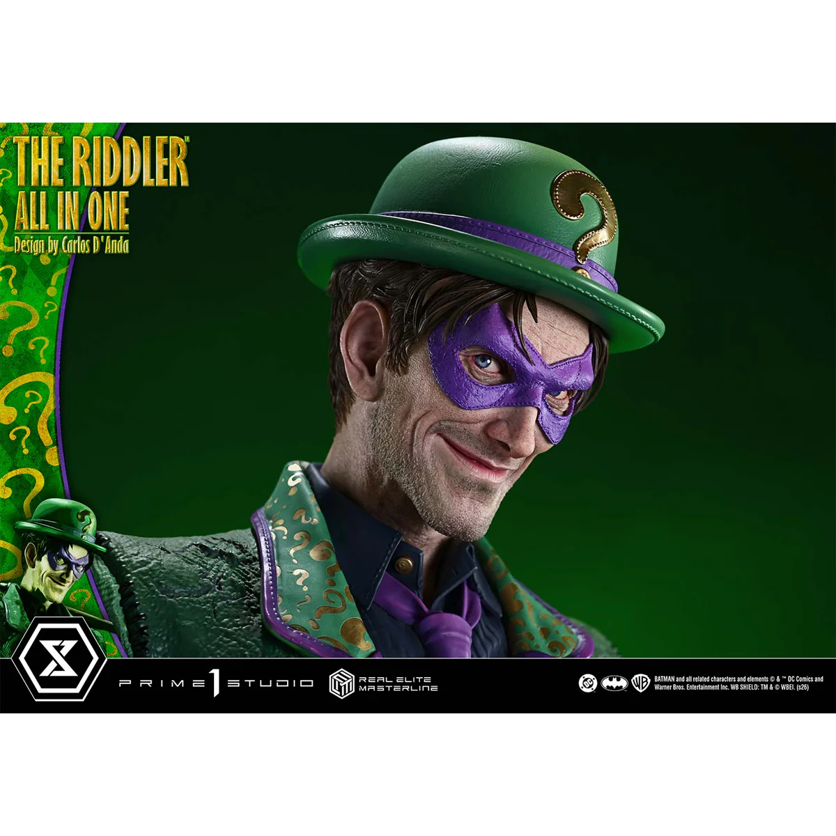 Real Elite Masterline Batman (Comics) The Riddler All in One (Design by Carlos D'Anda) (REMDC-04) Pre-Order Downpayment - Image 13