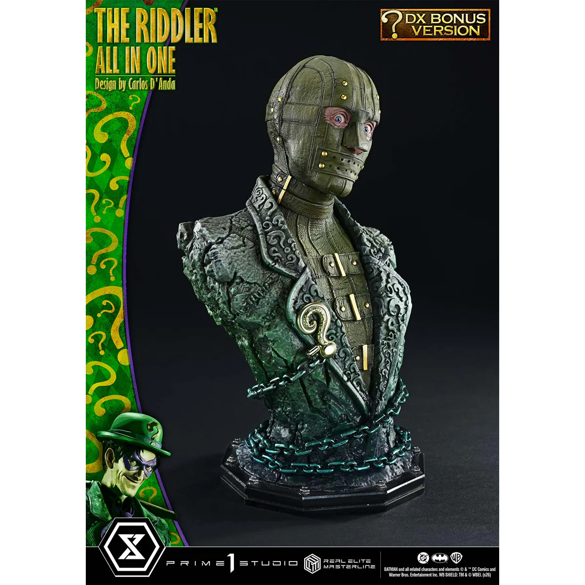 Real Elite Masterline Batman (Comics) The Riddler All in One (Design by Carlos D'Anda) (DX Bonus version) (REMDC-04DXS) Pre-Order Downpayment - Image 7