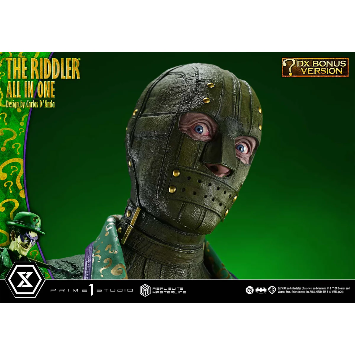 Real Elite Masterline Batman (Comics) The Riddler All in One (Design by Carlos D'Anda) (DX Bonus version) (REMDC-04DXS) Pre-Order Downpayment - Image 9