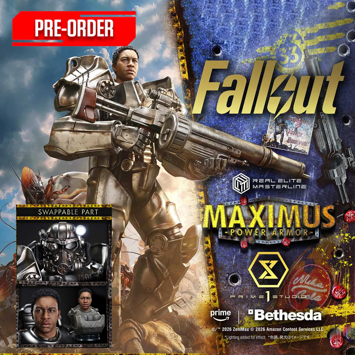 Real Elite Masterline Fallout Maximus Power Armor Deluxe Version (REMFO-03DX) Pre-Order Pre-Order Downpayment