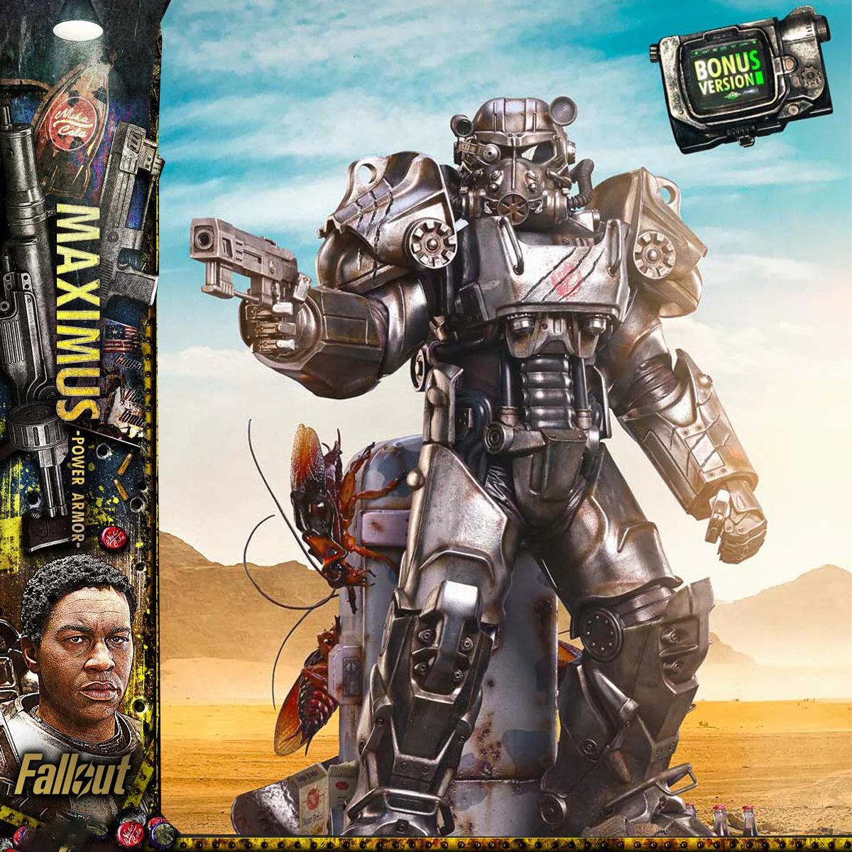 Real Elite Masterline Fallout Maximus Power Armor DX Bonus Version (REMFO-03DXS) Pre-Order Downpayment - Image 5