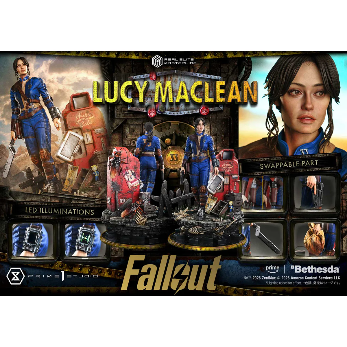 Real Elite Masterline Fallout (TV Series) Lucy MacLean (REMFO-02) Pre-Order Downpayment - Image 2