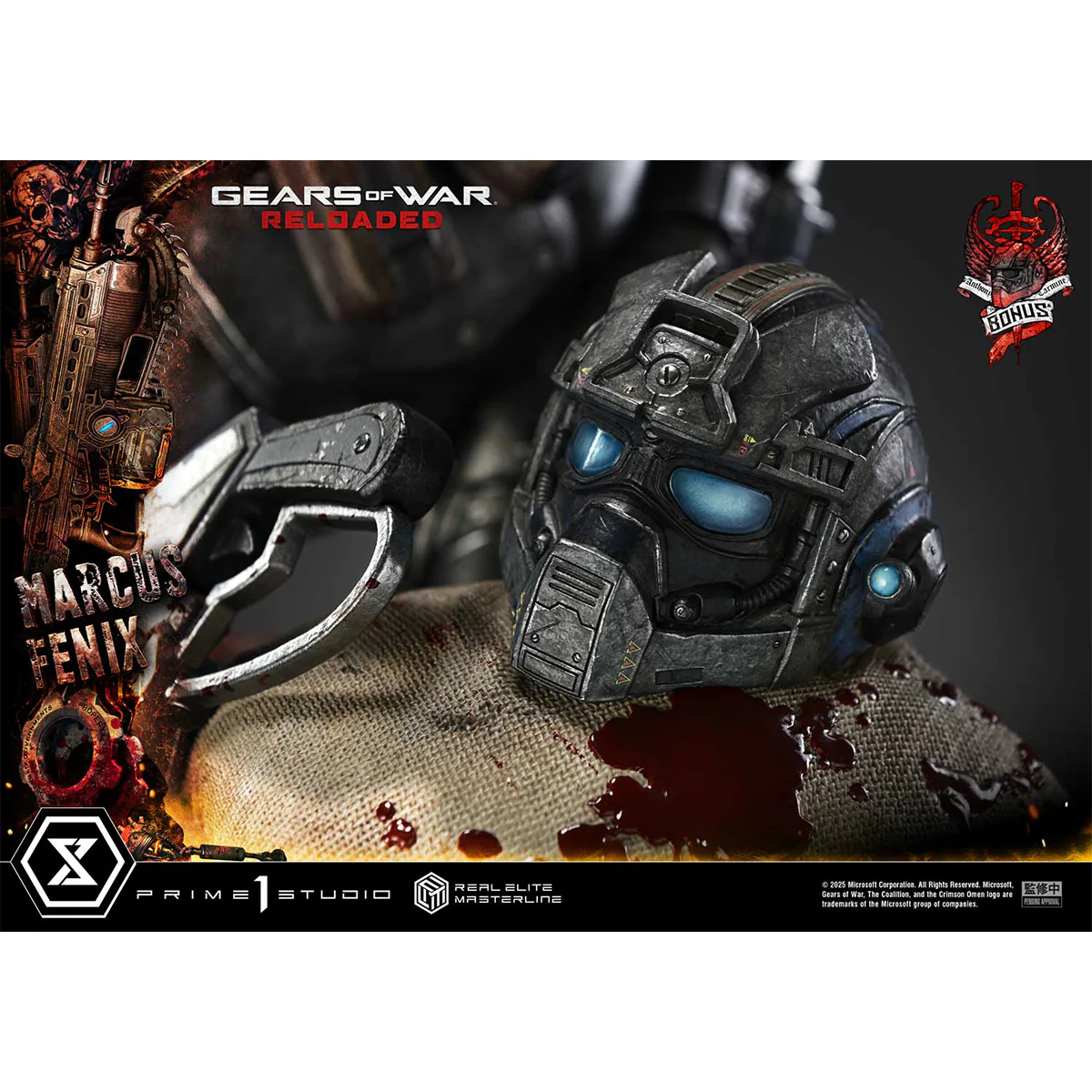 Real Elite Masterline Gears of War: Reloaded Marcus Fenix (Ultimate Bonus Version) (REMGEARS-01UTS) Pre-Order Downpayment - Image 4