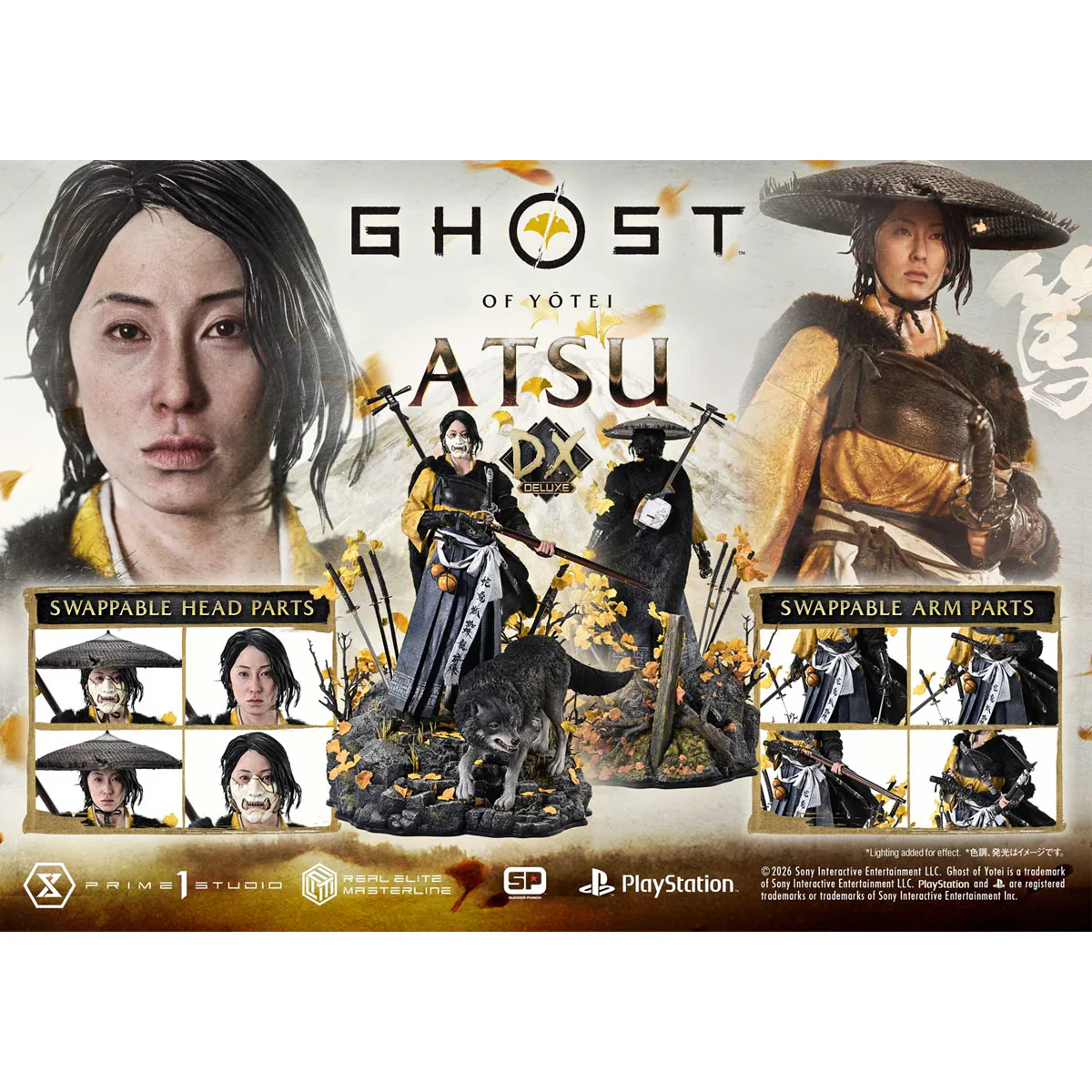 Real Elite Masterline Ghost of Yotei Atsu Deluxe Version (REMGHOY-01DX) Pre-Order Downpayment - Image 2