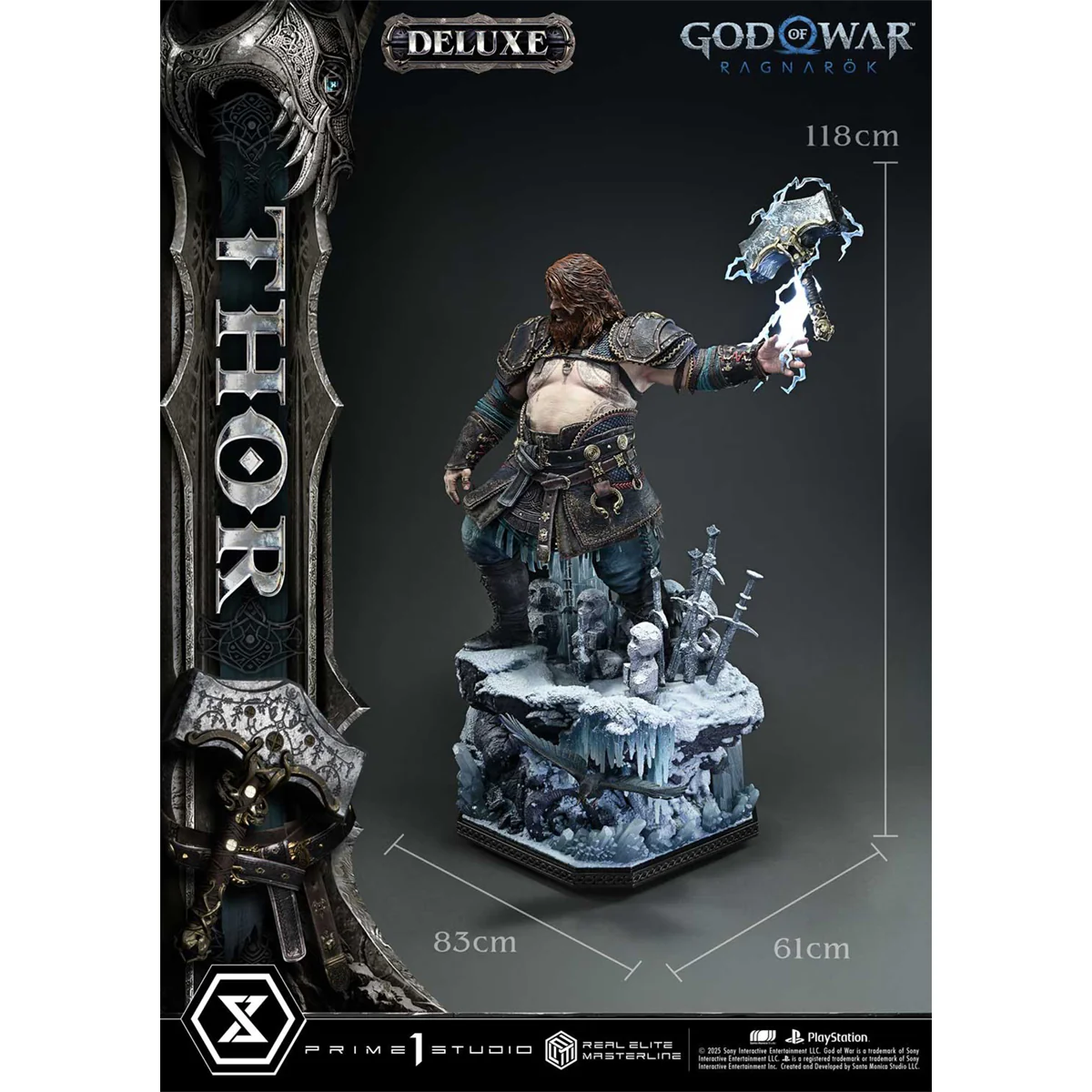 Real Elite Masterline God of War: Ragnarok Thor (Deluxe Version) Pre-Order Downpayment - Image 13