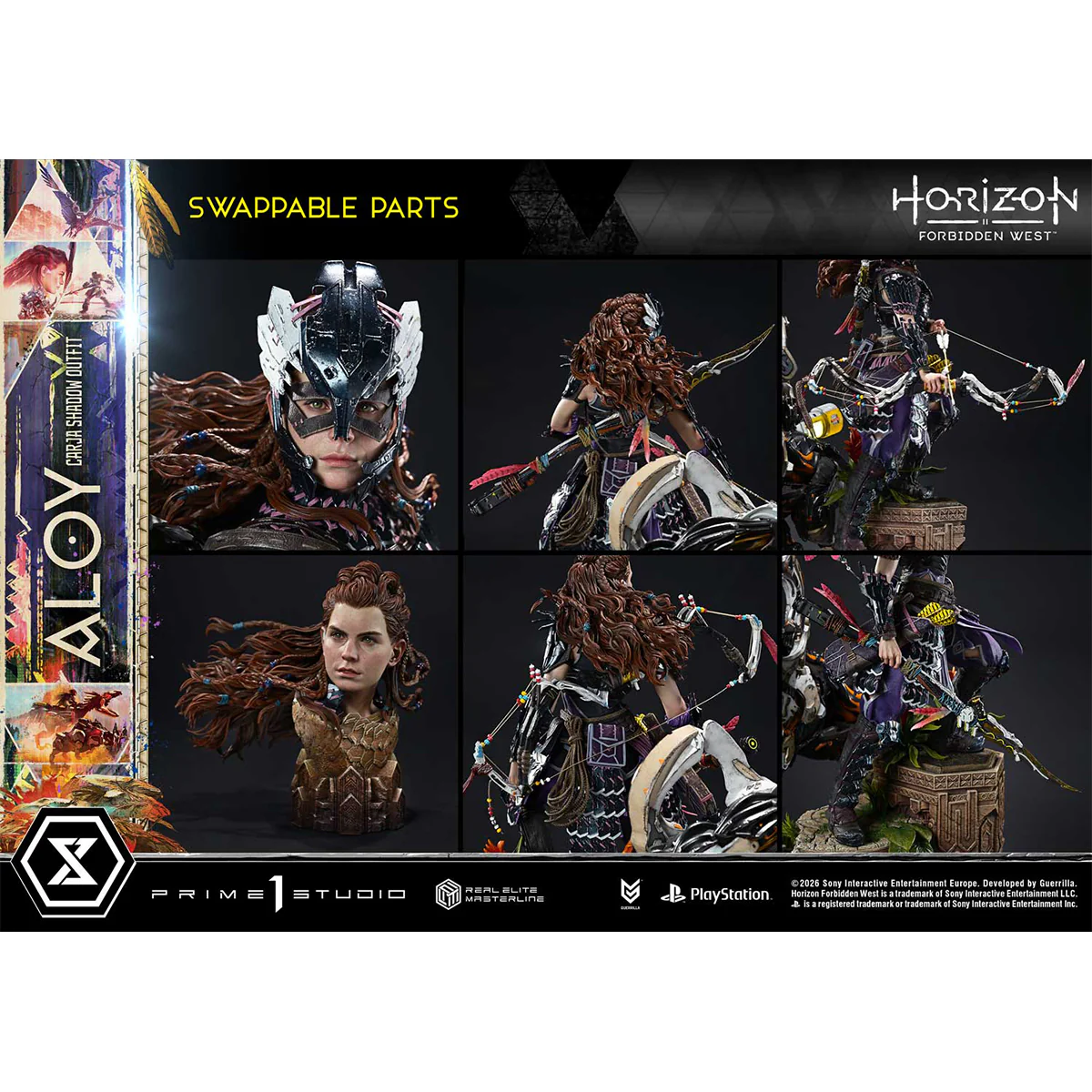 Real Elite Masterline Horizon Forbidden West Aloy Carja Shadow Outfit Deluxe version (REMHFW-01DX) Pre-Order Downpayment - Image 4