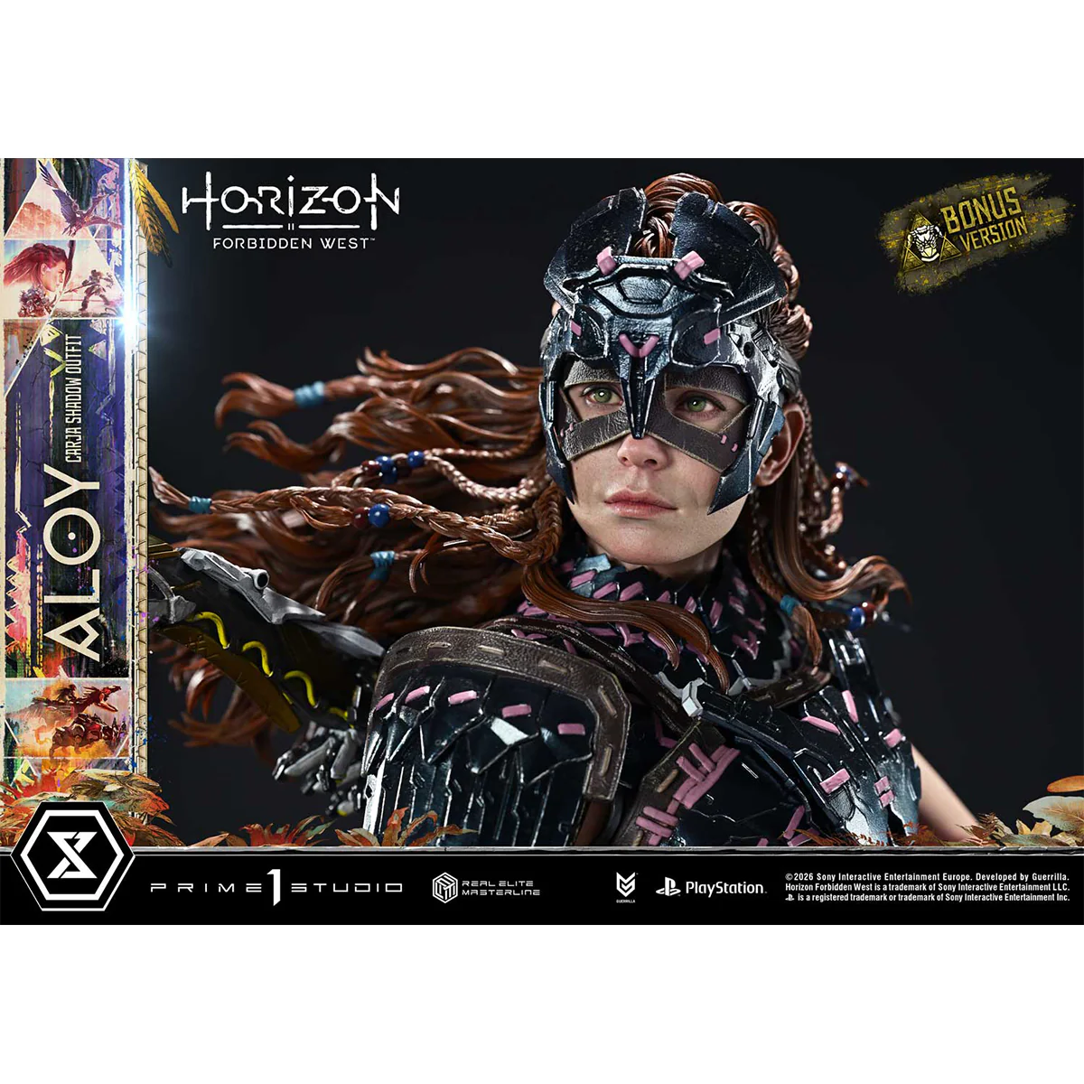 Real Elite Masterline Horizon Forbidden West Aloy Carja Shadow Outfit DX Bonus version (REMHFW-01DXS) Pre-Order Downpayment - Image 4