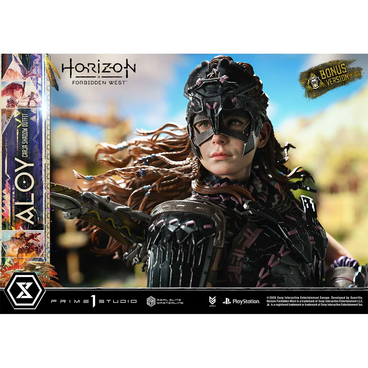 Real Elite Masterline Horizon Forbidden West Aloy Carja Shadow Outfit DX Bonus version (REMHFW-01DXS) Pre-Order Downpayment - Image 5