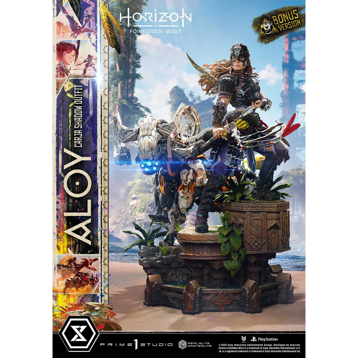 Real Elite Masterline Horizon Forbidden West Aloy Carja Shadow Outfit DX Bonus version (REMHFW-01DXS) Pre-Order Downpayment - Image 65