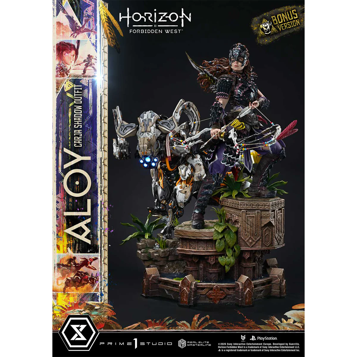 Real Elite Masterline Horizon Forbidden West Aloy Carja Shadow Outfit DX Bonus version (REMHFW-01DXS) Pre-Order Downpayment - Image 7