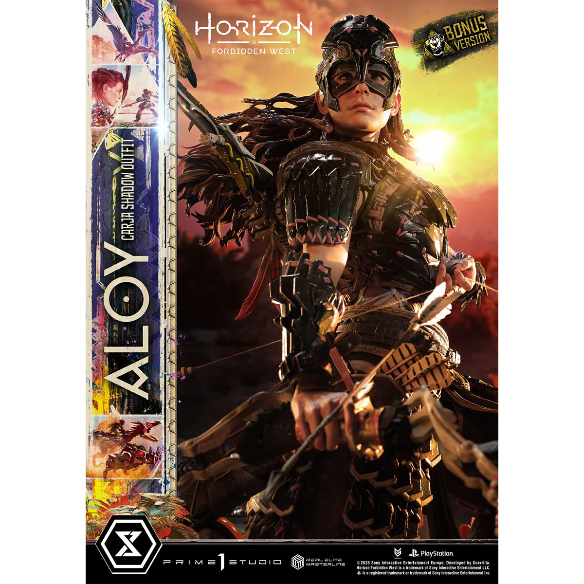 Real Elite Masterline Horizon Forbidden West Aloy Carja Shadow Outfit DX Bonus version (REMHFW-01DXS) Pre-Order Downpayment - Image 8