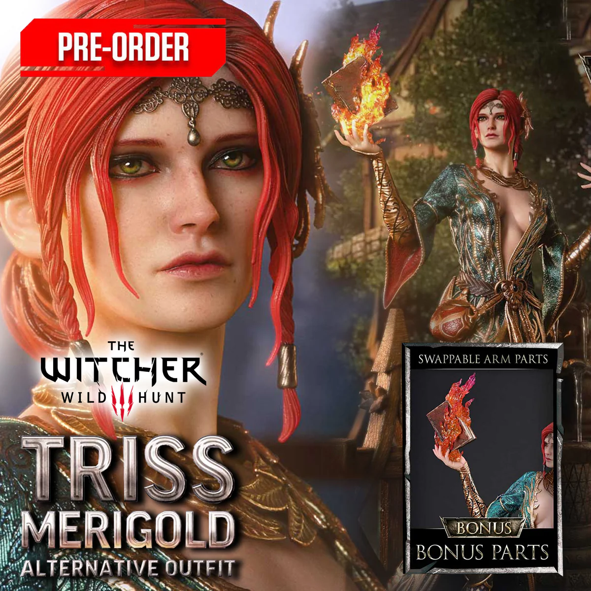 Real Elite Masterline The Witcher 3: Wild Hunt Triss Merigold Alternative Outfit (Bonus Version ) Pre-Order Downpayment