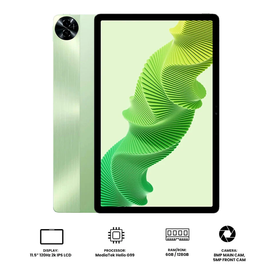 Realme RMP2204 Pad 2 LTE 6GB+128GB 11.5" 120HZ 2K HELIO G99 8360MAH 33W SUPERVOOC Tablet - Image 12