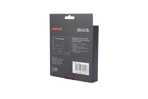 Redragon A113QL Mechanical Switches Linear/Smooth/Quiet Switch (Bullet QL Linear) - Image 11