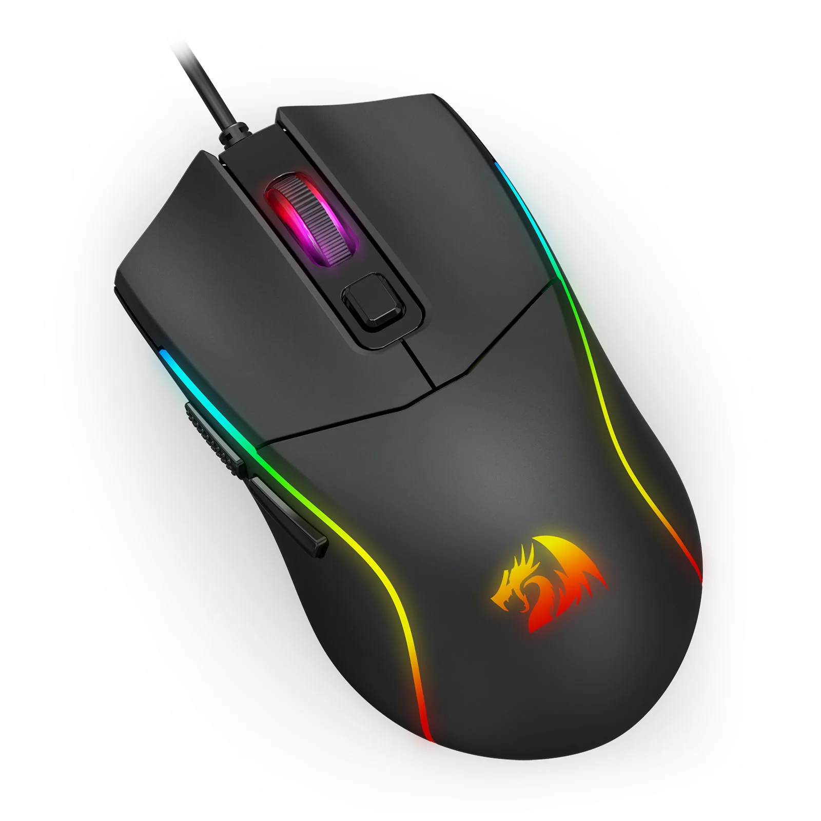 Redragon Bat M731 RGB 10000DPI Wired Gaming Mouse (Black) - Image 11