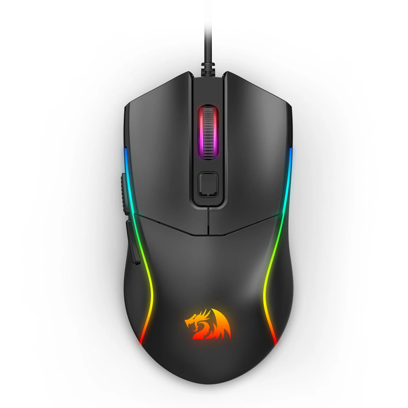 Redragon Bat M731 RGB 10000DPI Wired Gaming Mouse (Black) - Image 2