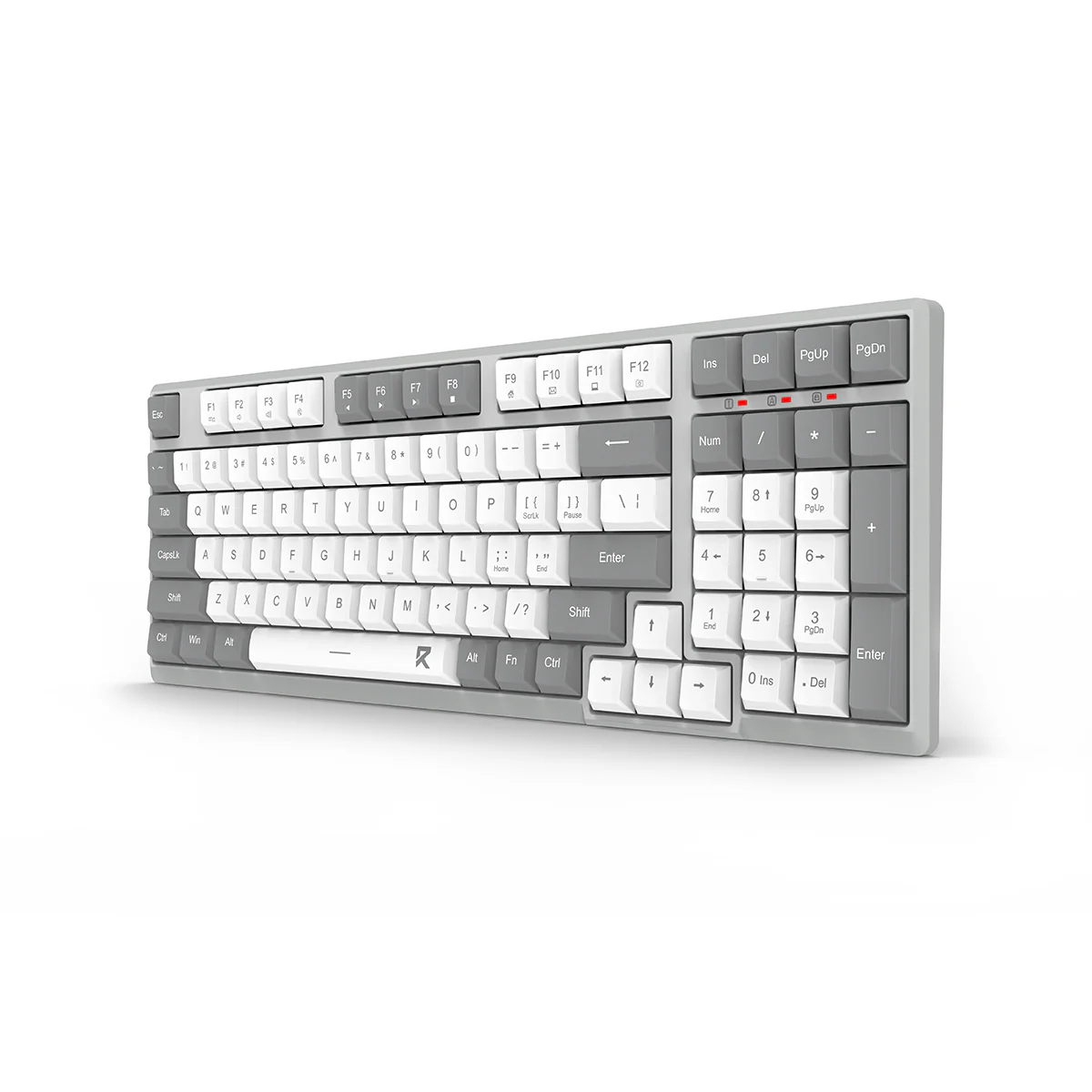 Redragon BK-7114WG Scissor Mechanism Slim Wireless 96% Keyboard (White/Grey) - Image 8