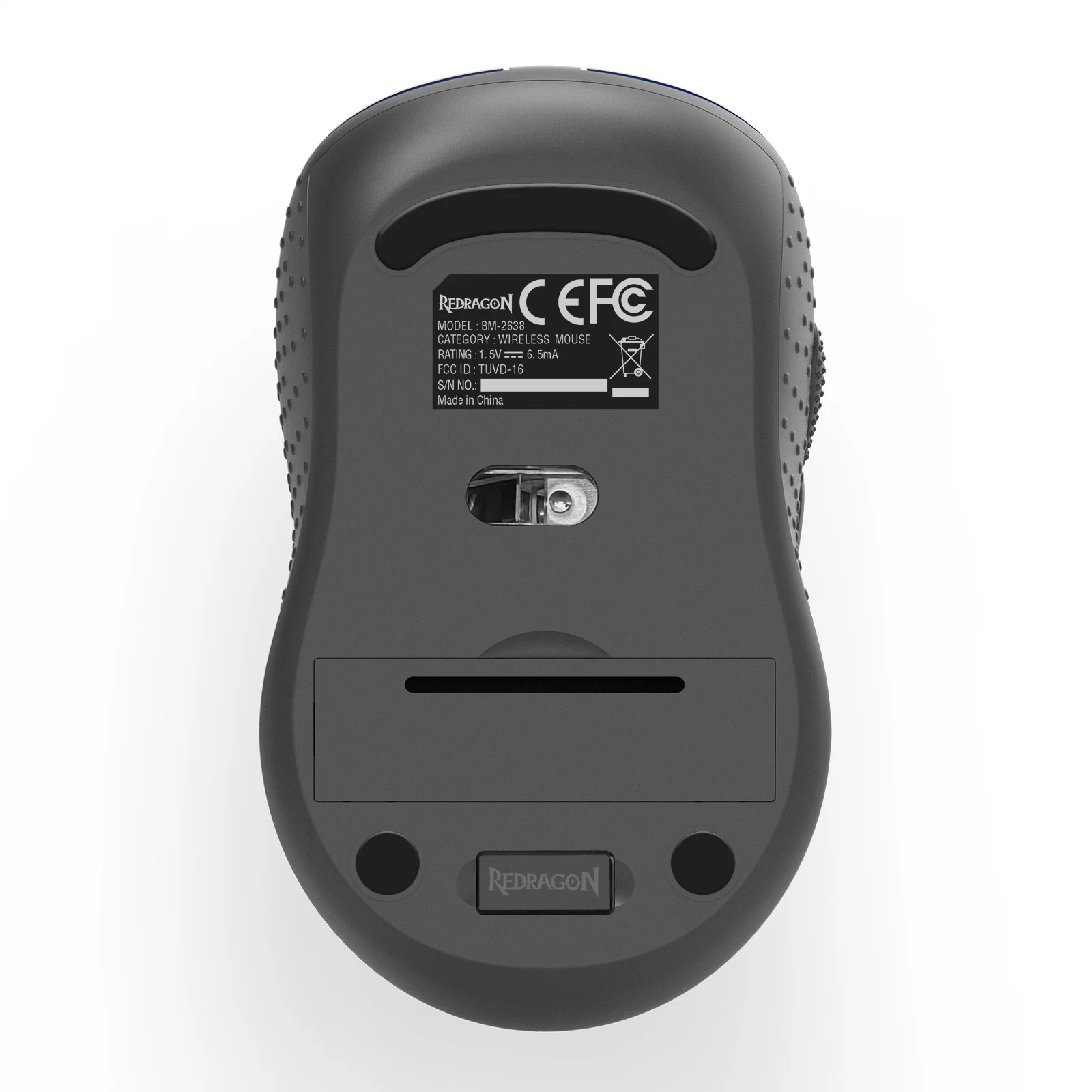 Redragon BM-2638 2.4G Wireless Mouse (Black, Blue) - Image 16