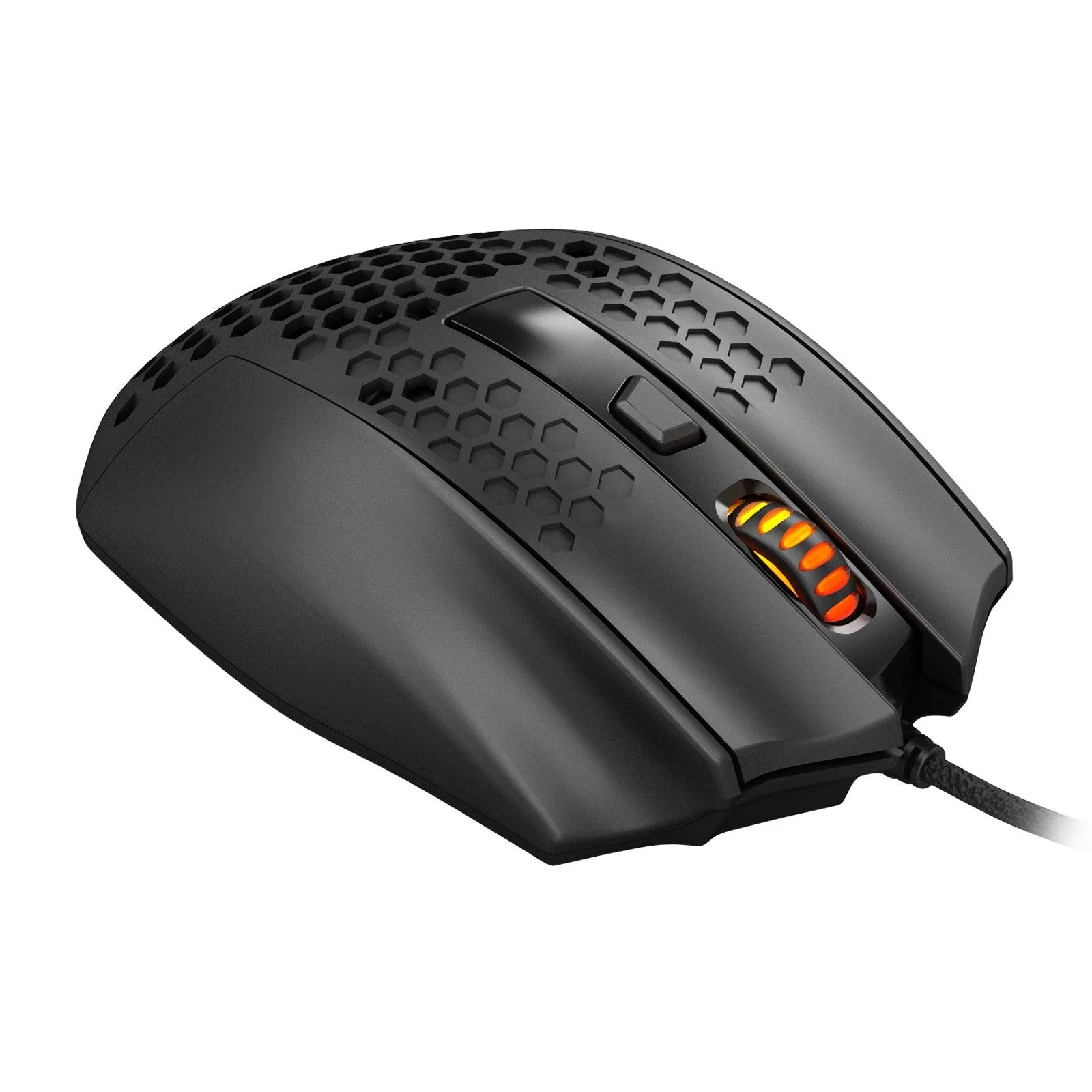 Redragon Bomber Lightweight Honeycomb Gaming Mouse (Black) (M722) - Image 3