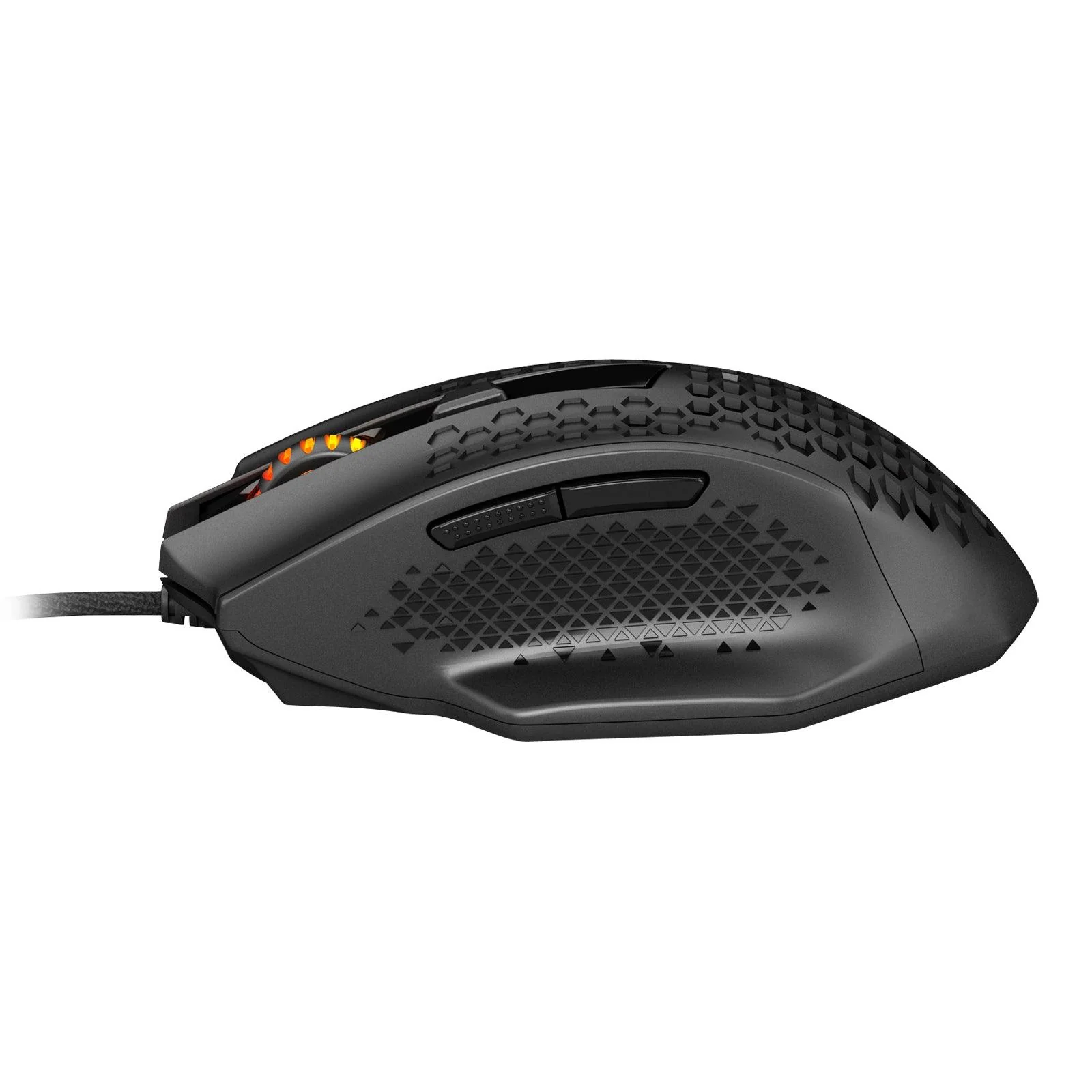 Redragon Bomber Lightweight Honeycomb Gaming Mouse (Black) (M722) - Image 4