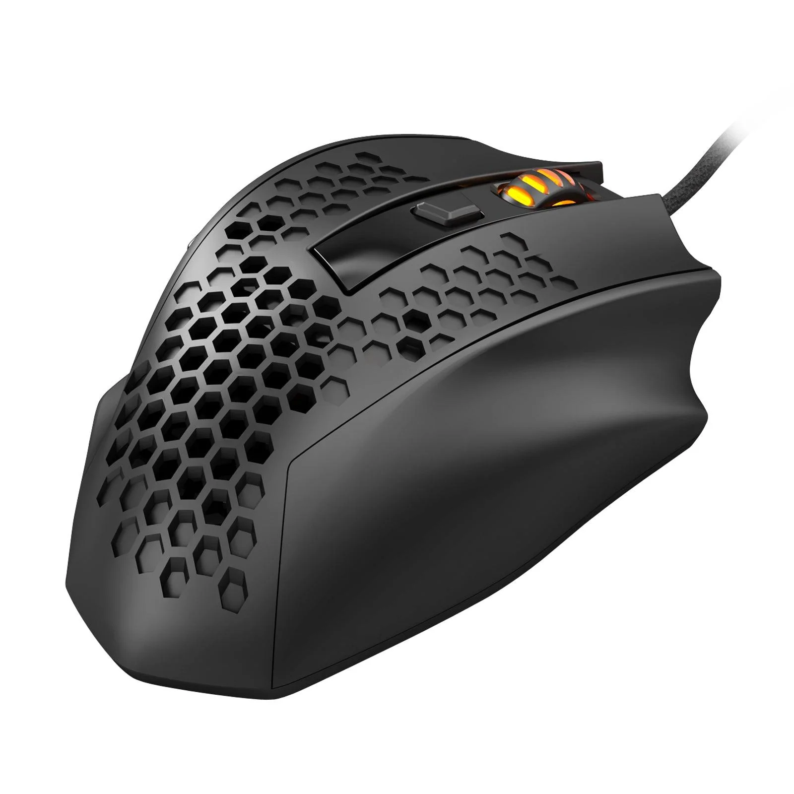 Redragon Bomber Lightweight Honeycomb Gaming Mouse (Black) (M722) - Image 5