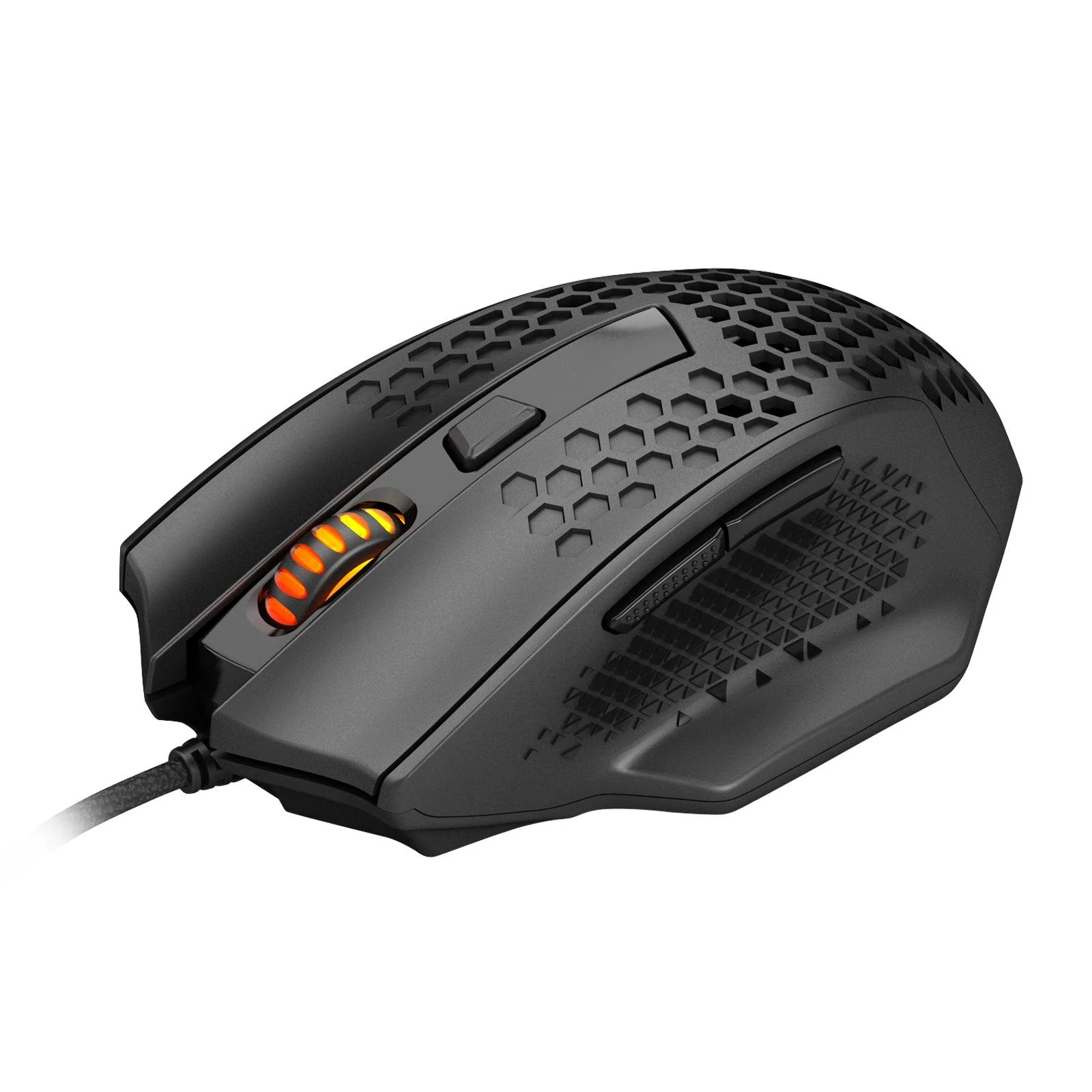 Redragon Bomber Lightweight Honeycomb Gaming Mouse (Black) (M722) - Image 6