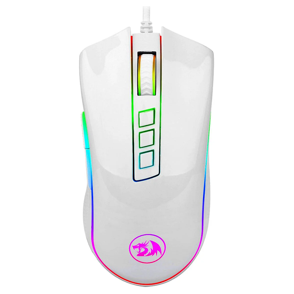 Redragon Cobra Gaming Mouse (White) (M711W-1)