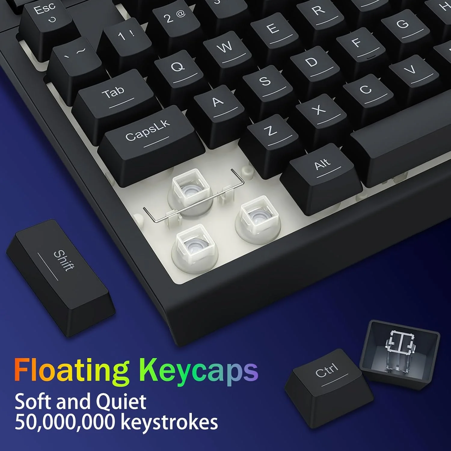 Redragon Crescent K524-RGB 75% Wired Gaming Keyboard With Macro Keys - Image 2