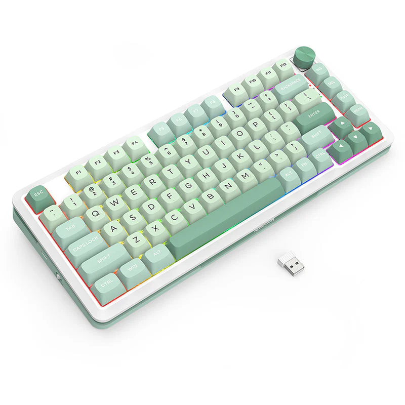 Redragon Cyrus Pro RGB Wireless 75% Gasket Hot-Swappable Mechanical Keyboard With Knob (K681MG-RGB-PRO) - Image 6