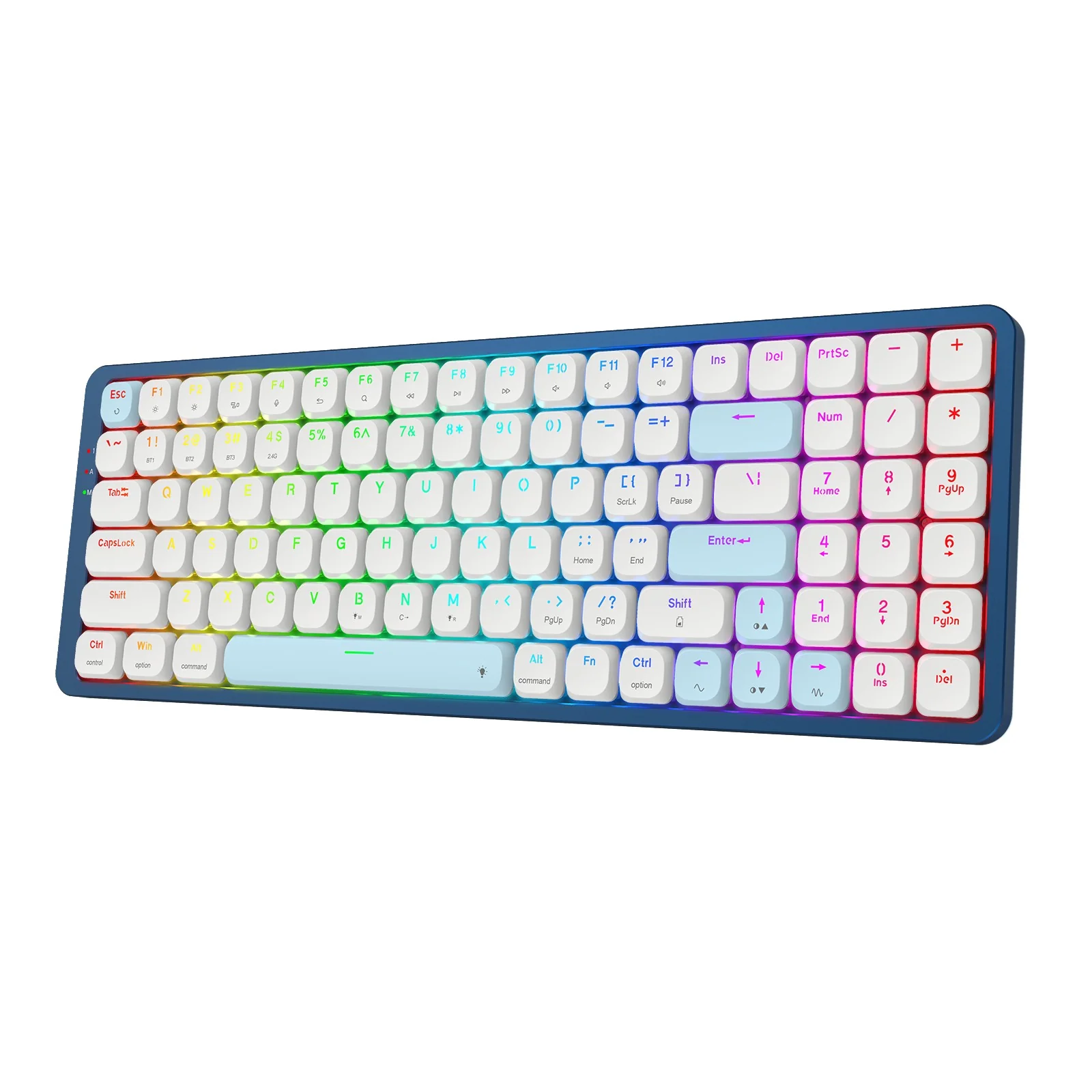 Redragon Eva Pro Tri-Mode RGB Backlit Mechanical Gaming Keyboard (Dust-Proof Red Switch) (K684WB-RGB-PRO) - Image 7