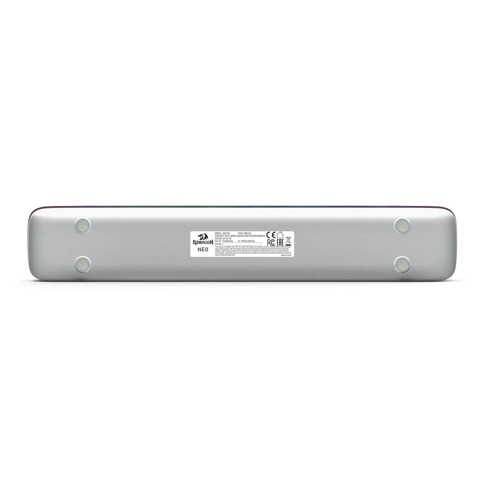 Redragon GS515G Neo Dual-Mode Connection RGB Soundbar (Grey) - Image 9