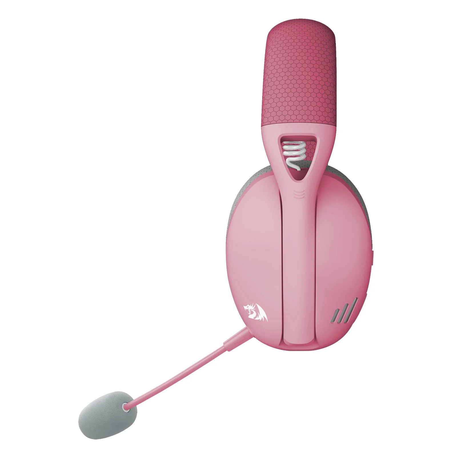 Redragon IRE Pro Ultra-Light Wireless Gaming Headset (Pink-Gray) (H848PK) - Image 3