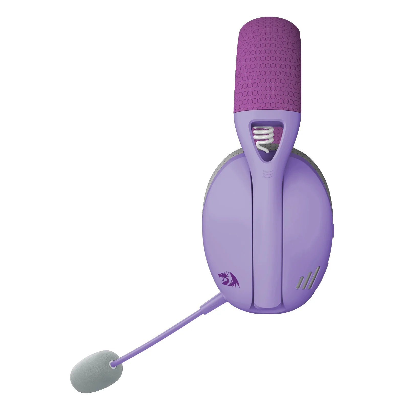 Redragon IRE Pro Ultra-Light Wireless Gaming Headset (Purple-Gray) (H848PL) - Image 5