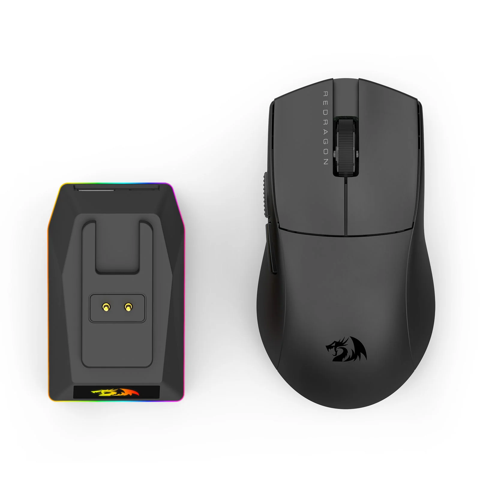 Redragon K1ng Max 45000 DPI 3-Mode RGB Wireless Gaming Mouse & Charging Dock (Black, White) (M916-Max, M916W-Max) - Image 9