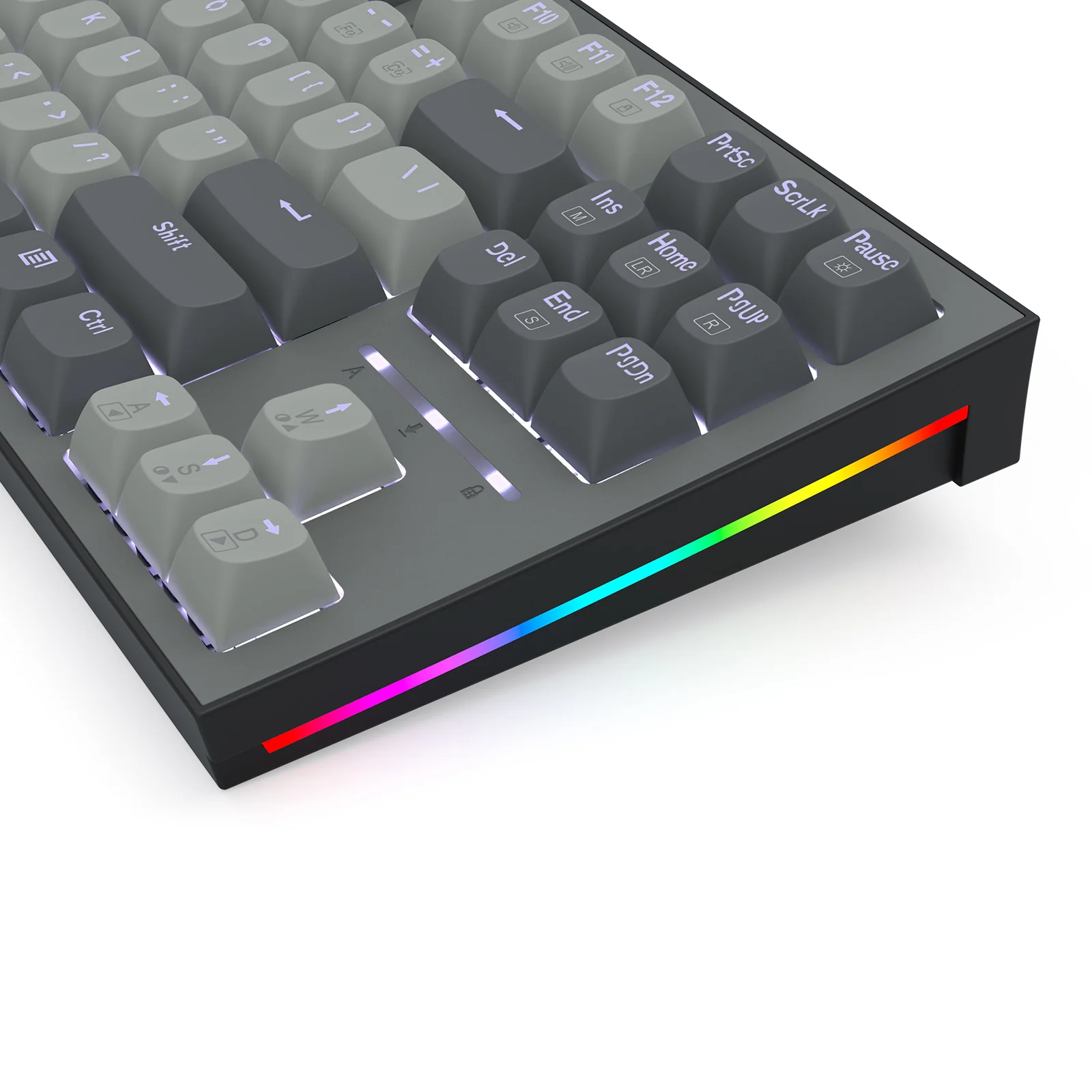 Redragon K611-GGO Bes Wired USB Mechanical Gaming Keyboard (RPC Linear Switch) (Grey/Orange) - Image 9
