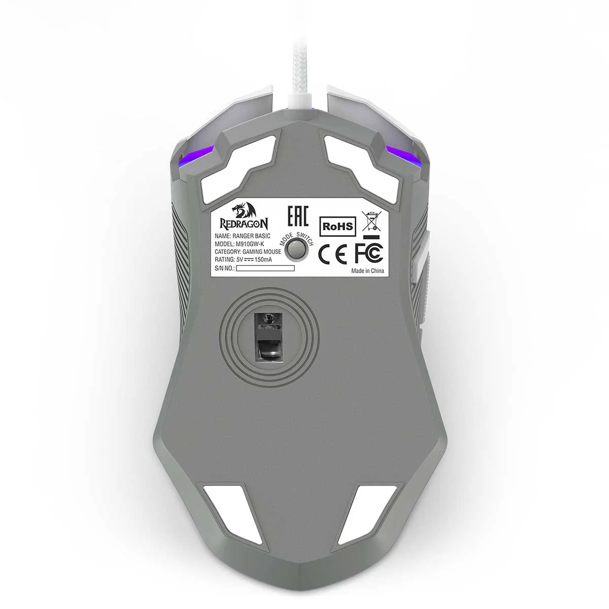 Redragon M910H Ranger Basic Wired RGB Gaming Mouse (Winter Edition) - Image 9