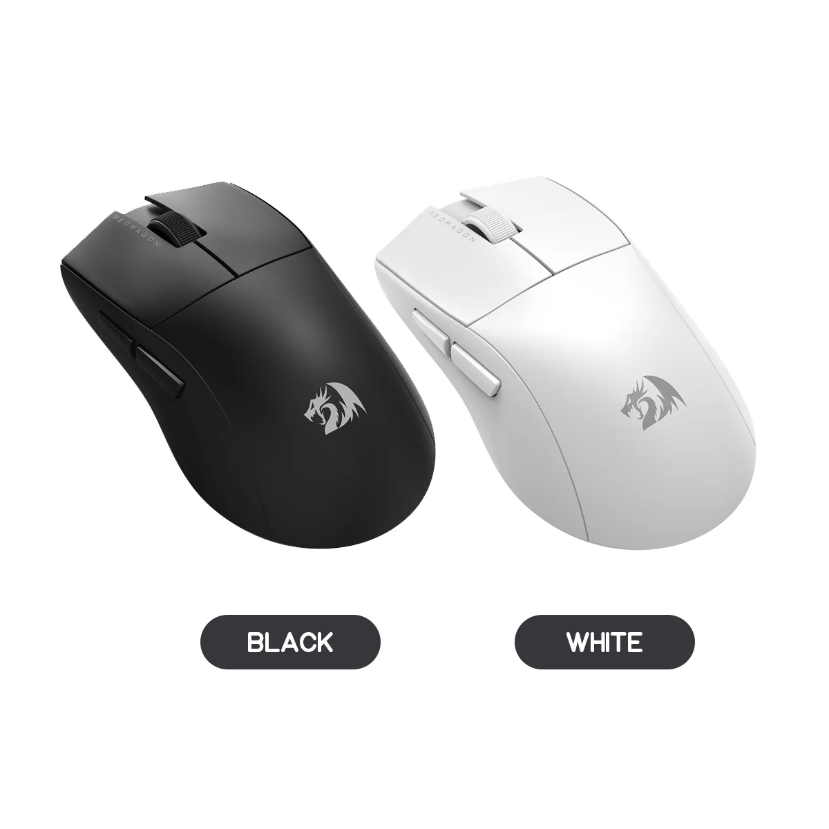 Redragon M916-LIT-1K K1ng Lite 8000DPI Light-Weight Tri-Mode Gaming Mouse (Black, White) - Image 13