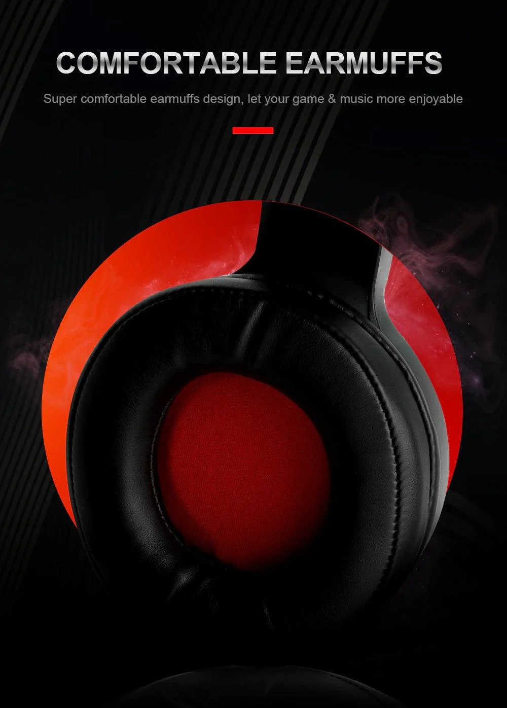 REDRAGON MENTO RGB STEREO WIRED GAMING HEADSET (WHITE) (H270-W) - Image 6