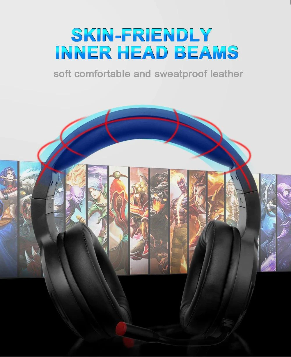 REDRAGON MENTO RGB STEREO WIRED GAMING HEADSET (WHITE) (H270-W) - Image 8
