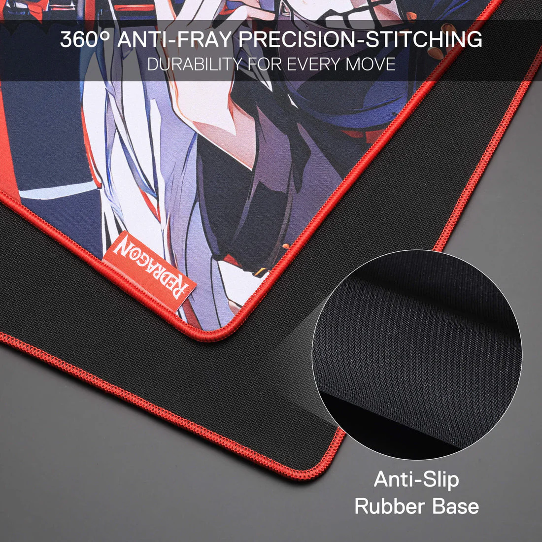Redragon P047 Gaming Mouse Pad (Small, Large) - Image 3
