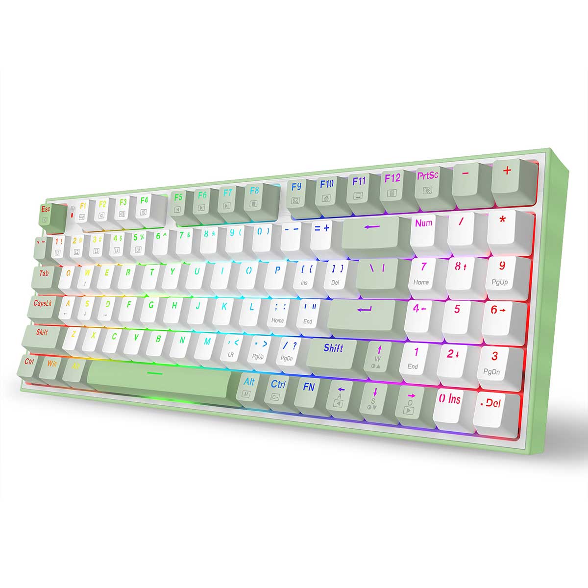 Redragon S134 Ultimate Gaming Rig Mechanical Gaming Keyboard + Mouse Combo (Dust-Proof Brown) (Winter Edition) - Image 2
