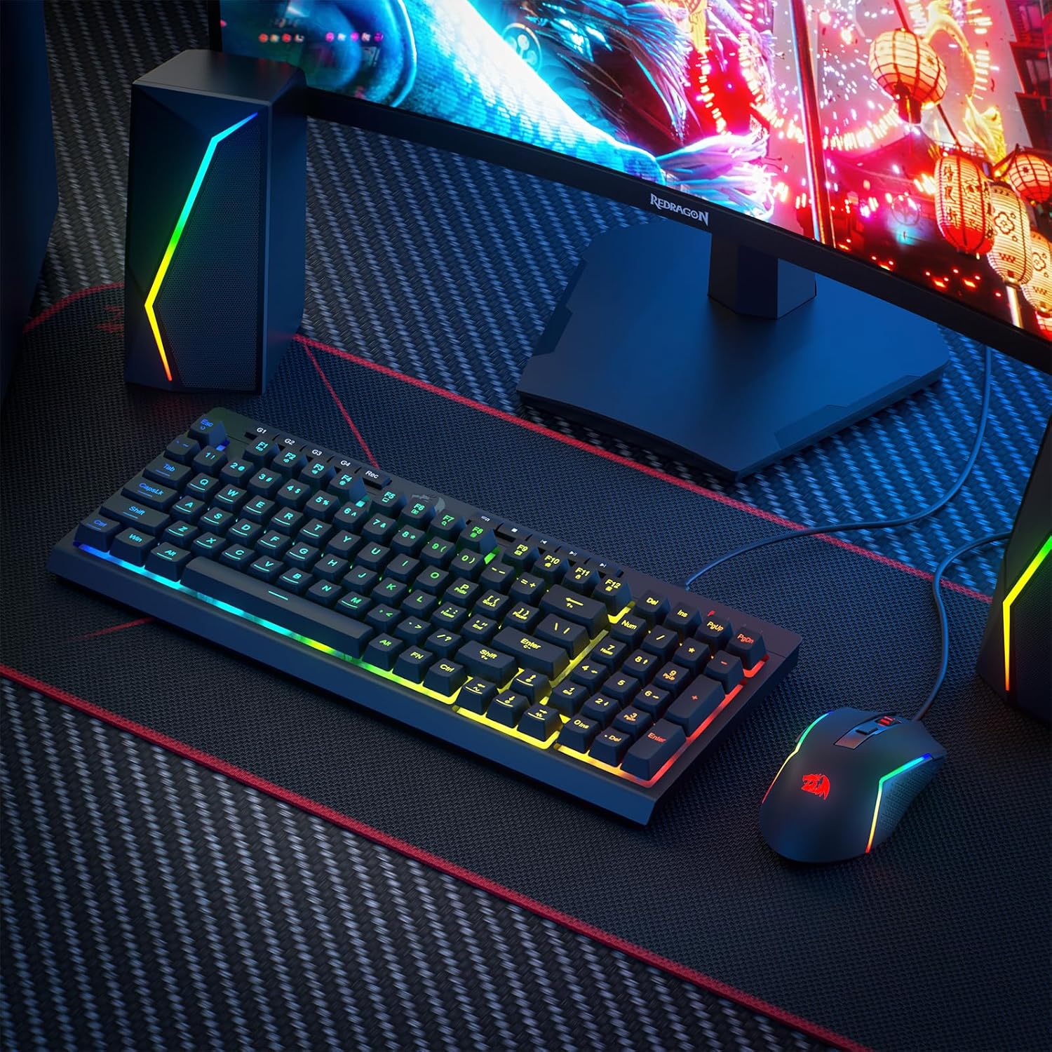 Redragon S141 Rylo Keyboard & Mouse Combo - Image 10