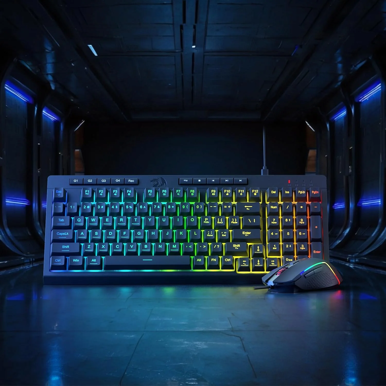 Redragon S141 Rylo Keyboard & Mouse Combo - Image 8