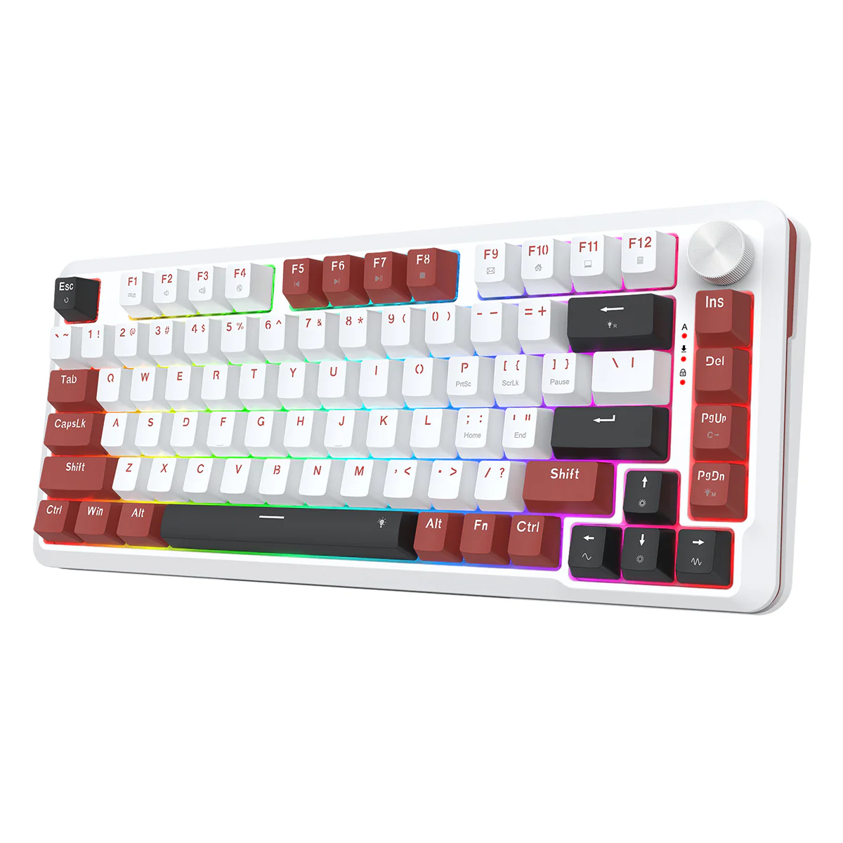 Redragon Stormhunter Wired 81+1 Keys Rapid Trigger Mechanical Magnetic Switch Keyboard (White) (K721WRB-RGB) - Image 4