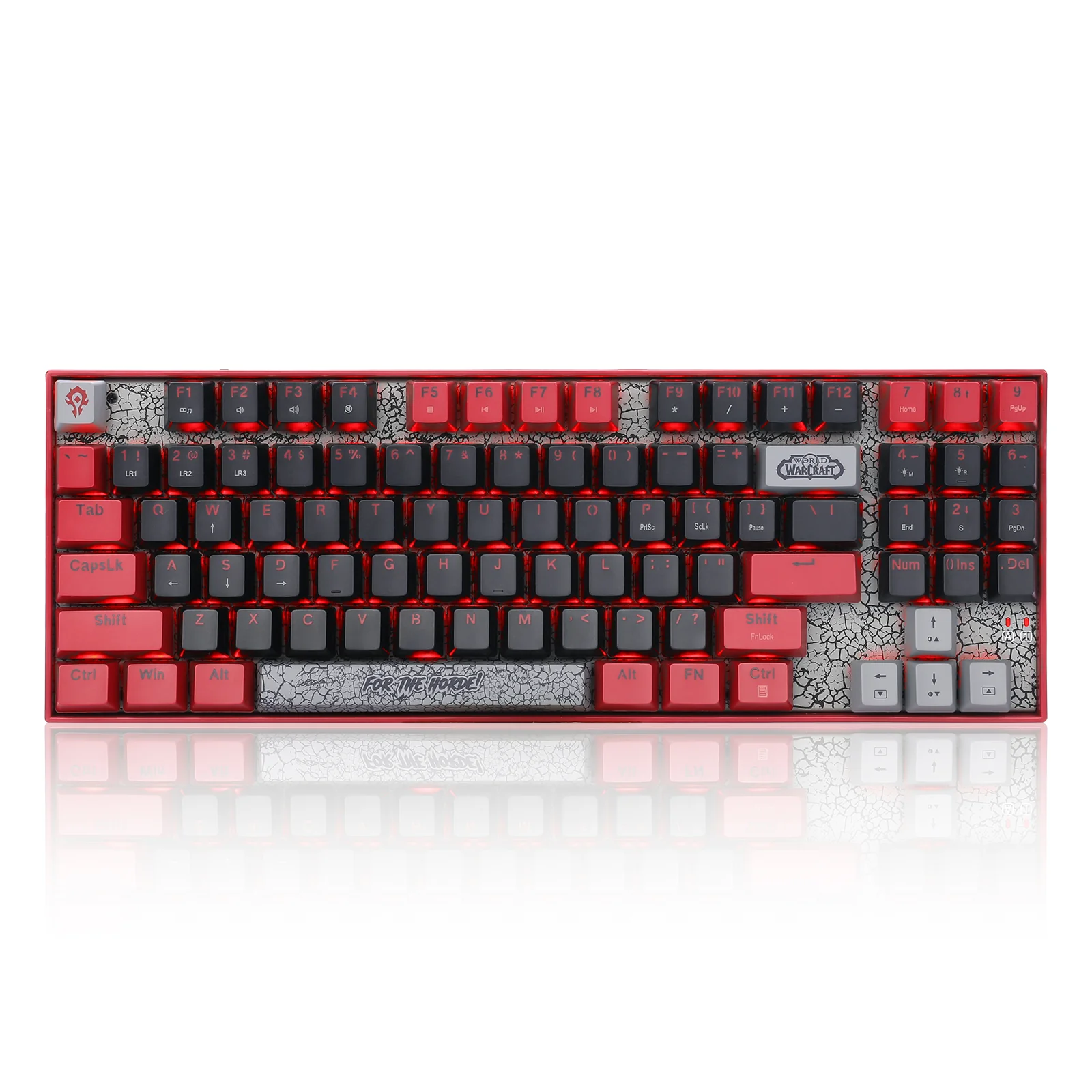 Redragon World of Warcraft Wired Mechanical Keyboard (Blue, Red) (YGM1) - Image 10